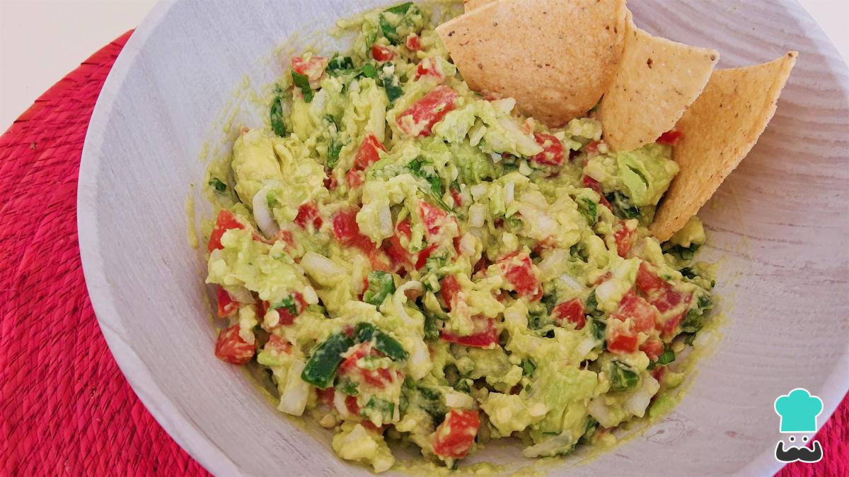 Receta de Guacamole suave