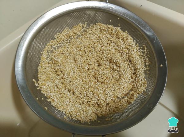 Receta de Quinoa con leche de coco - Paso 1