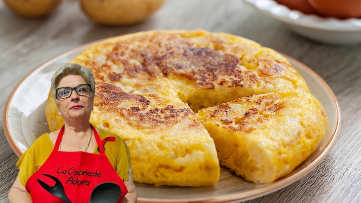 Adora, abuela cocinera: “La tortilla de patatas está mucho más sabrosa si le añades pimientos, cebolleta y jamón”