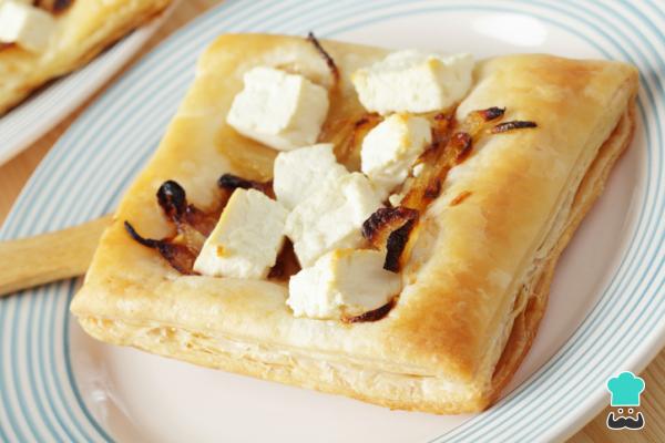 Receta de Tarta de cebolla y queso