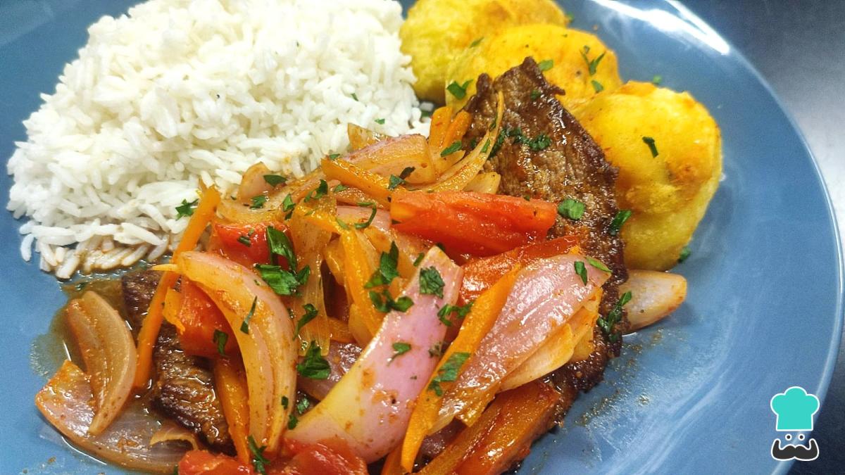 Receta de Bistec encebollado