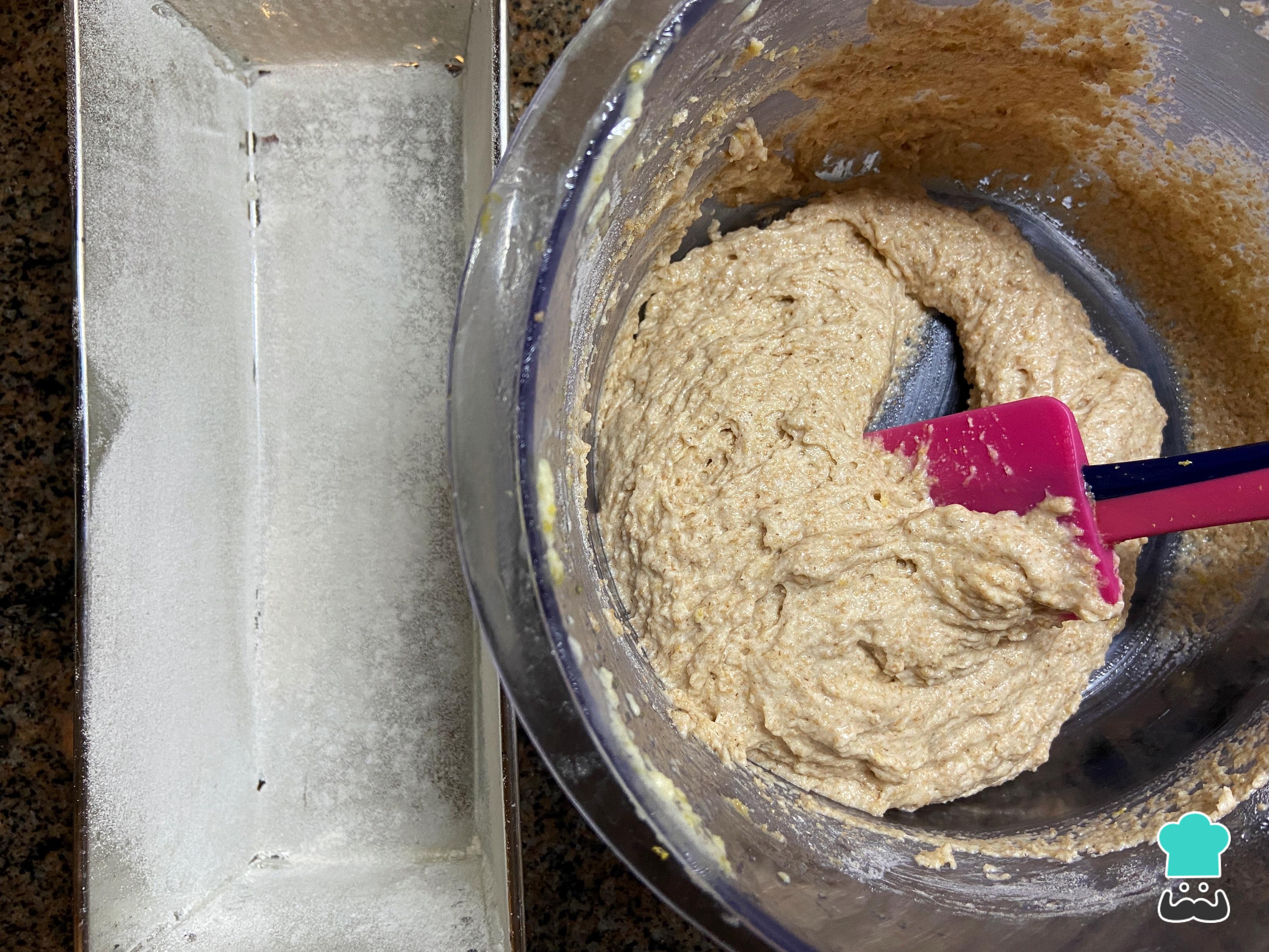 Budín de limón con harina integral Receta FÁCIL y DELICIOSA