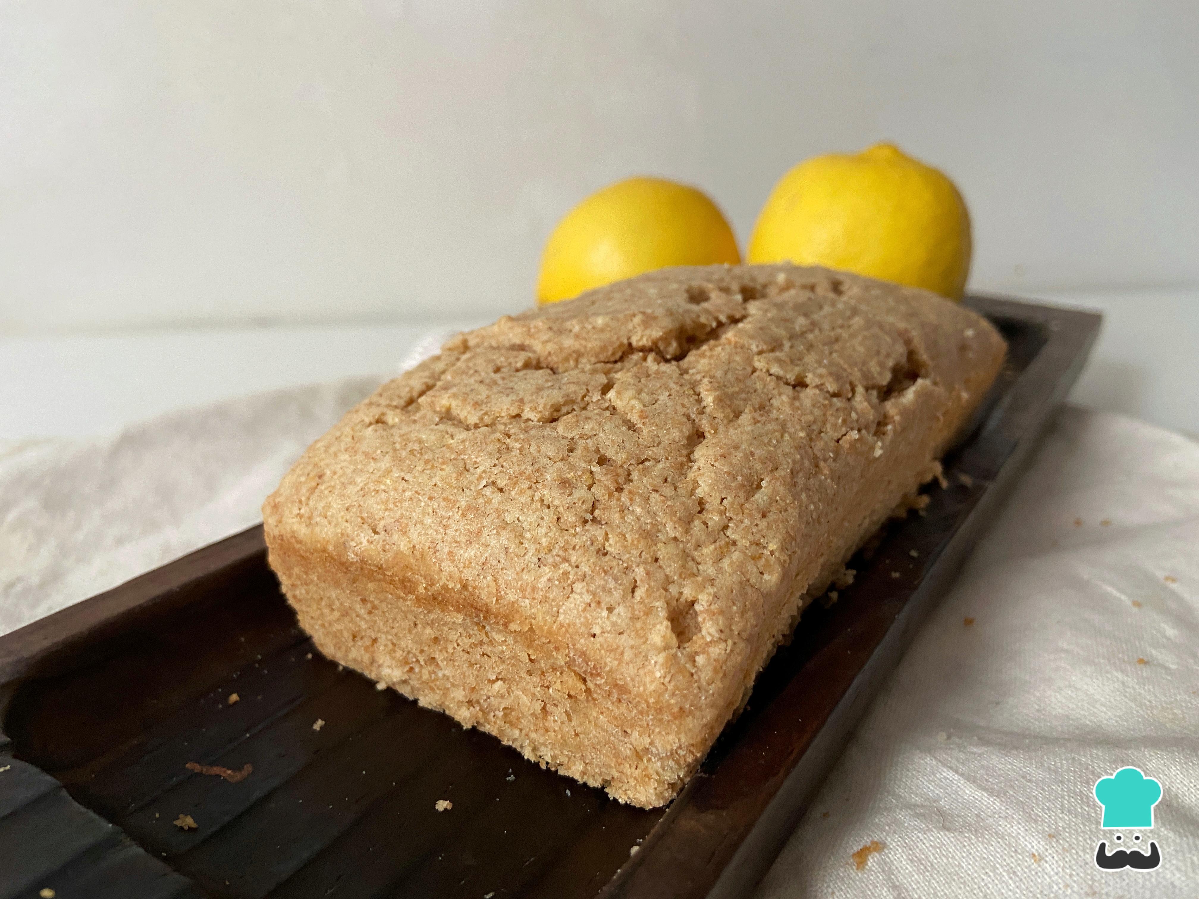 Budín de limón con harina integral Receta FÁCIL y DELICIOSA