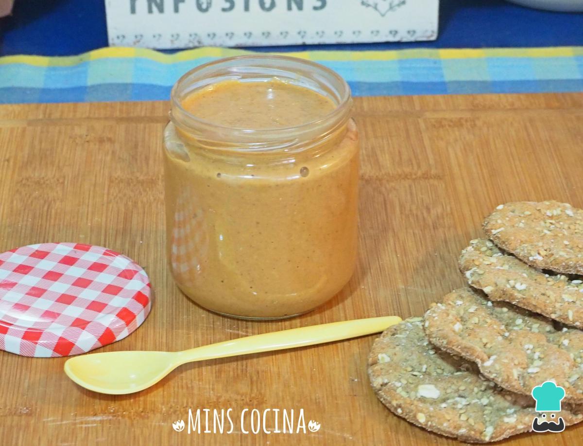 Receta de Crema de cacahuete casera sin azúcar