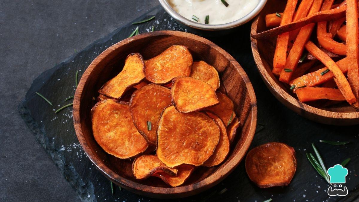 Receta de Chips de boniato para preparar rápidamente en la freidora de aire