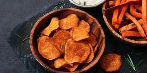 Receta de Chips de boniato para preparar rápidamente en la freidora de aire