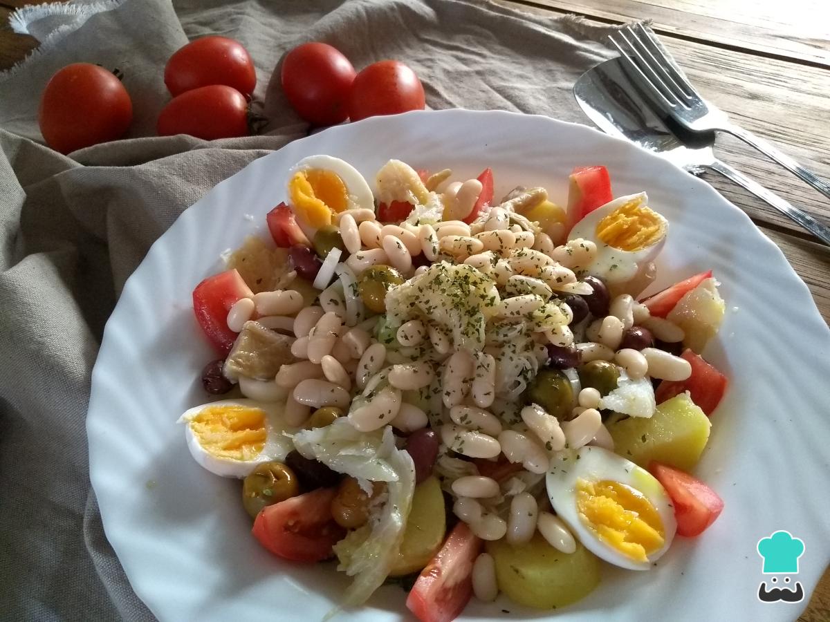 Receta de Ensalada aragonesa