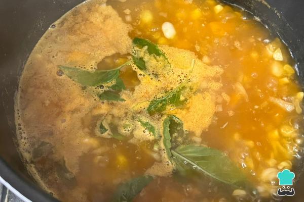 Receta de Porotos granados a la chilena - Paso 11