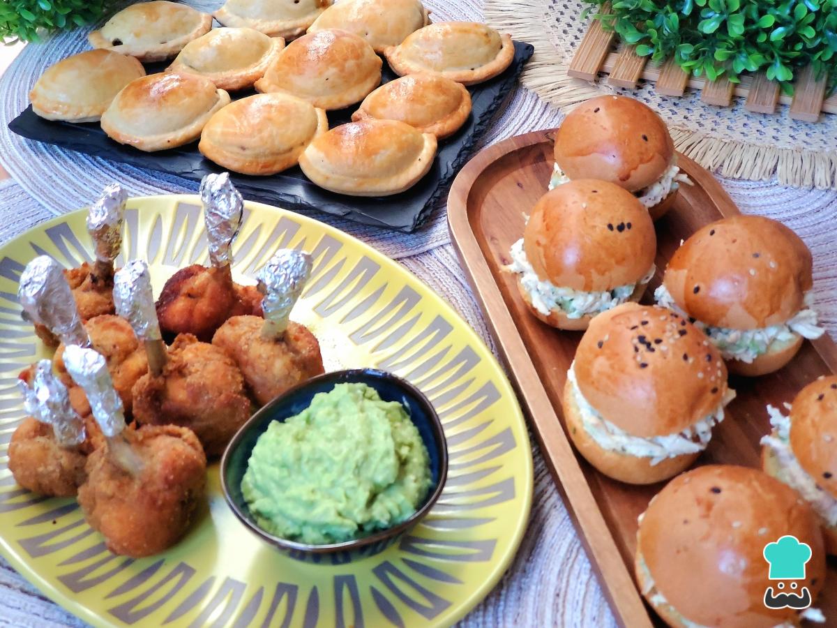 Receta de Bocaditos salados para cumpleaños
