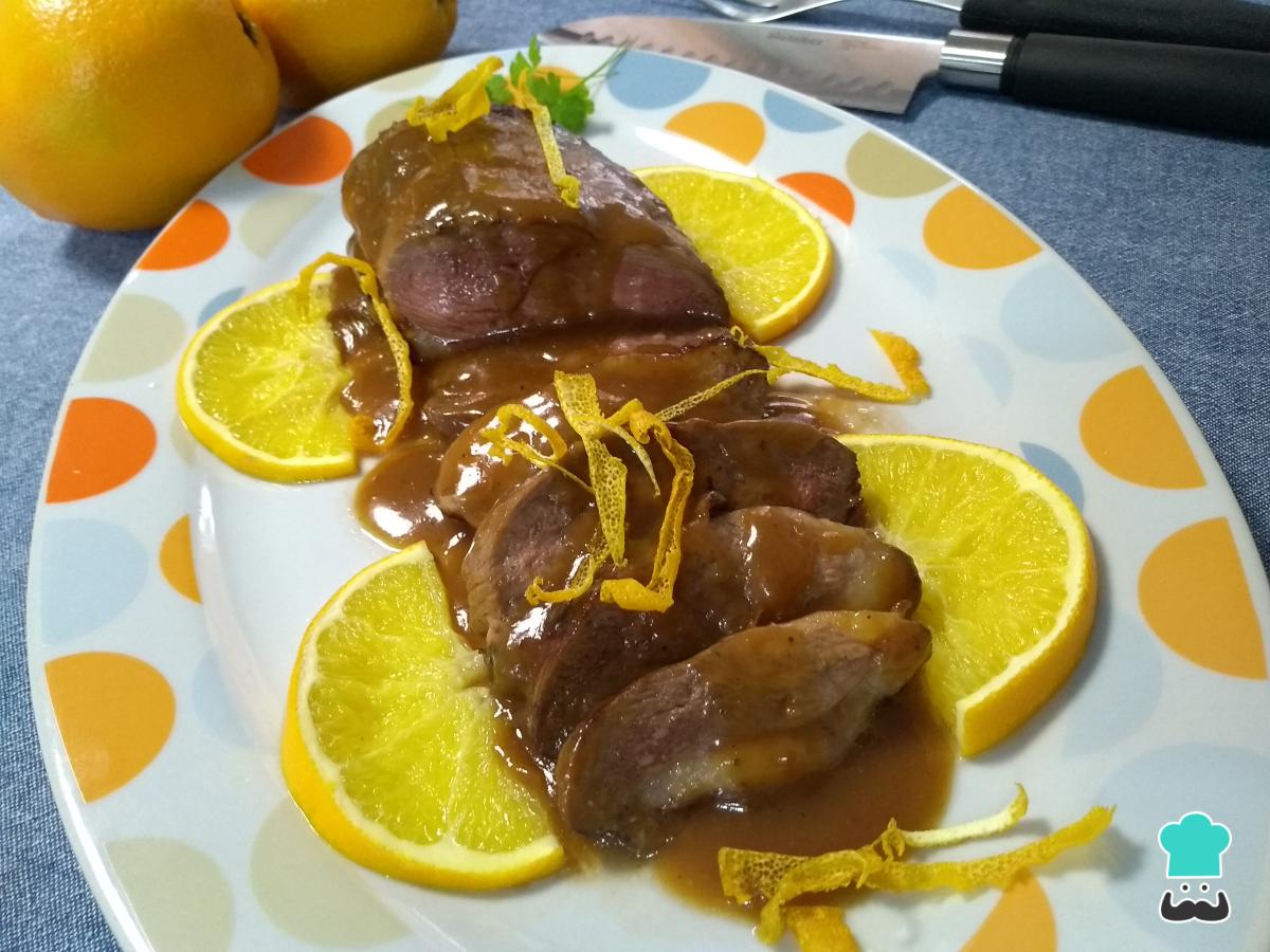 Receta de Pato a la naranja