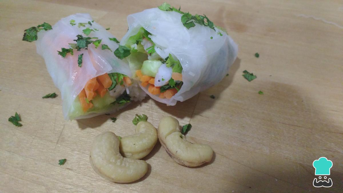 Receta de Rollitos nems vietnamitas