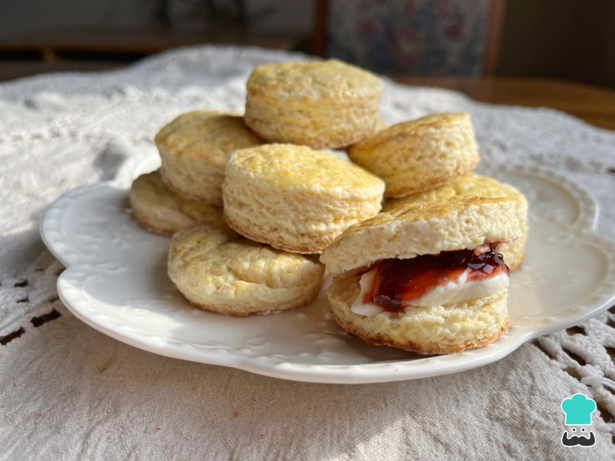 Receta de Scones o panecillos ingleses