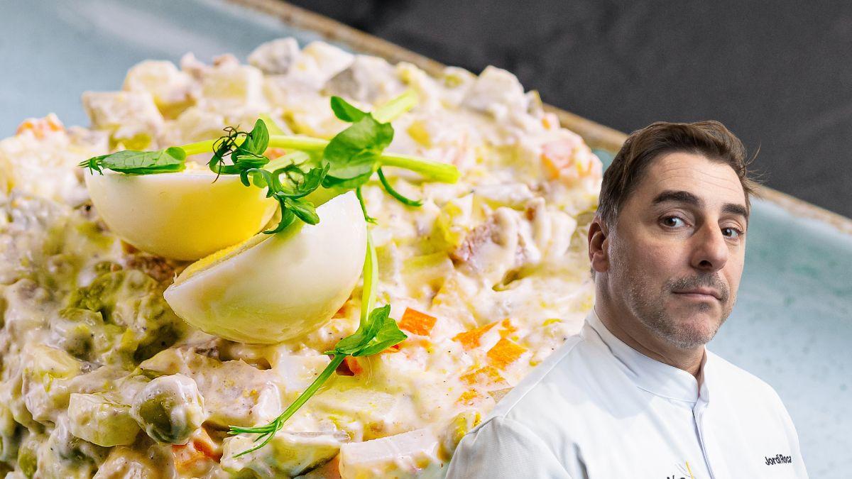 Jordi Roca, chef: “La ensaladilla rusa más buena no se hace con mayonesa, sino con una salsa de leche, zumo de naranja y unas gotas de tabasco”