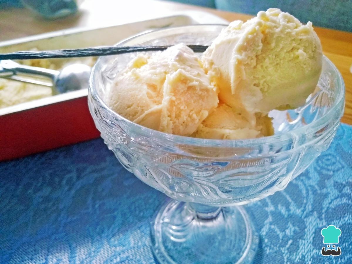 Receta de Helado de vainilla casero