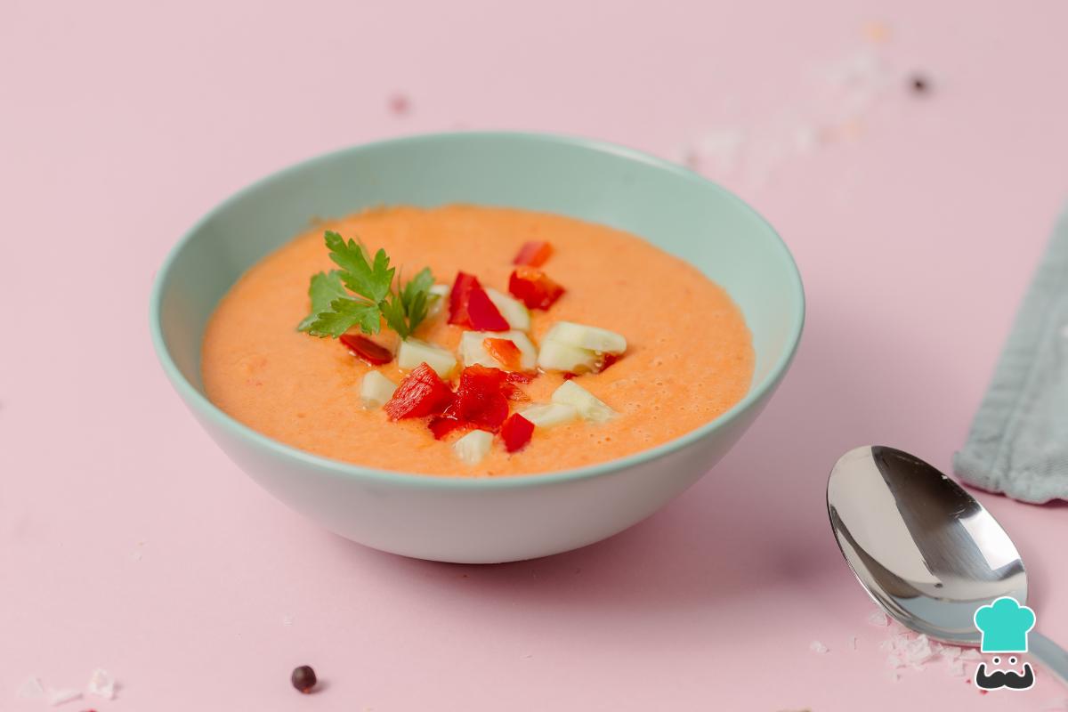 Receta de Gazpacho de melón y tomate