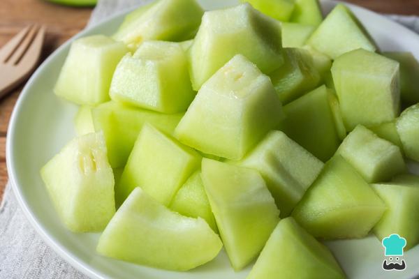Receta de Gazpacho de melón y tomate - Paso 1