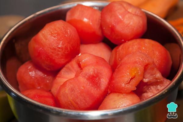 Receta de Gazpacho de melón y tomate - Paso 2