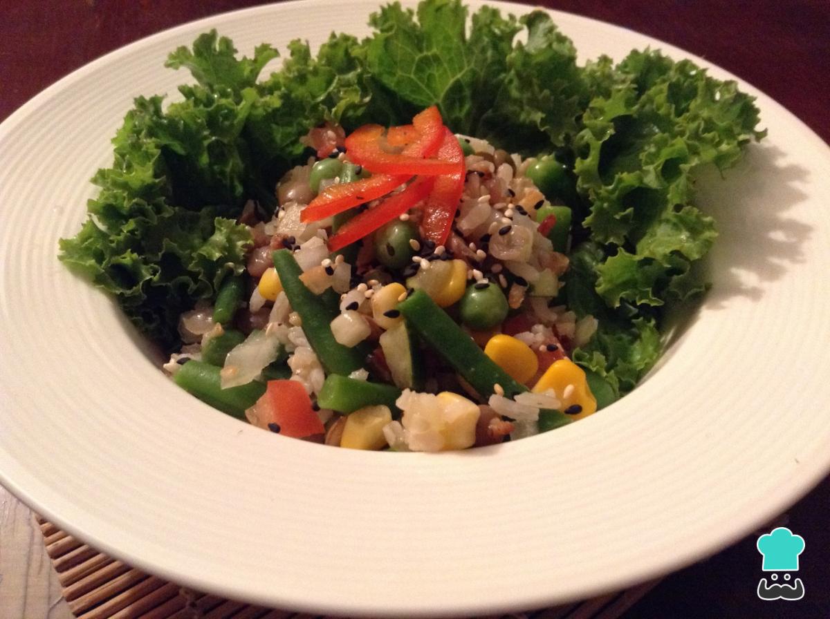 Receta de Ensalada de lentejas con verduras