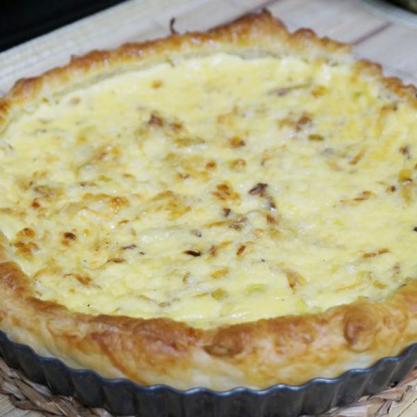 Quiche de puerros