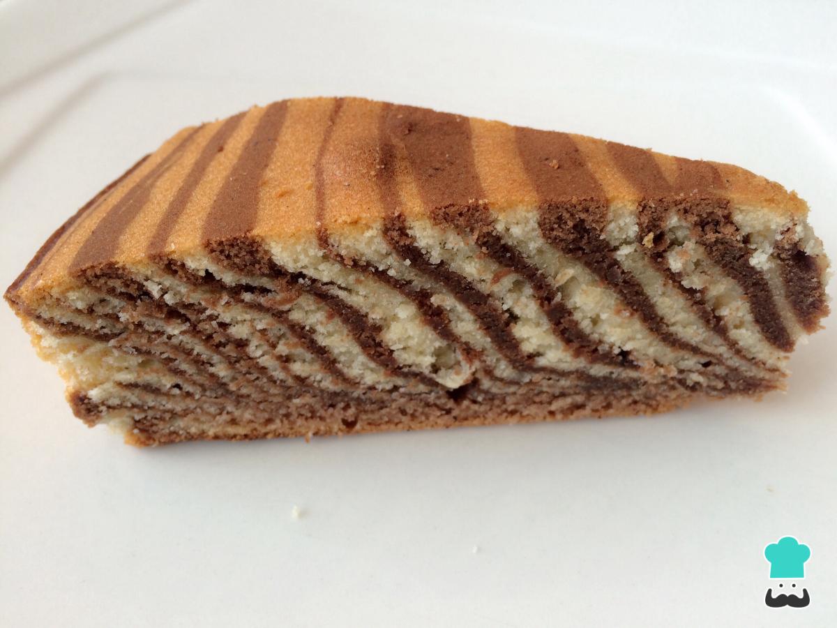 Receta de Torta cebra