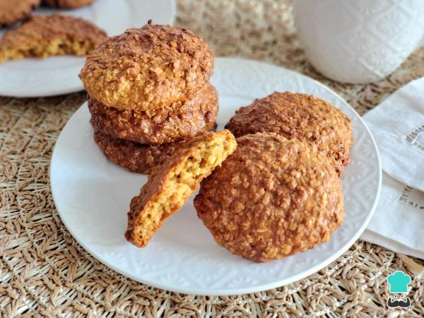 Receta de Galletas de avena y miel