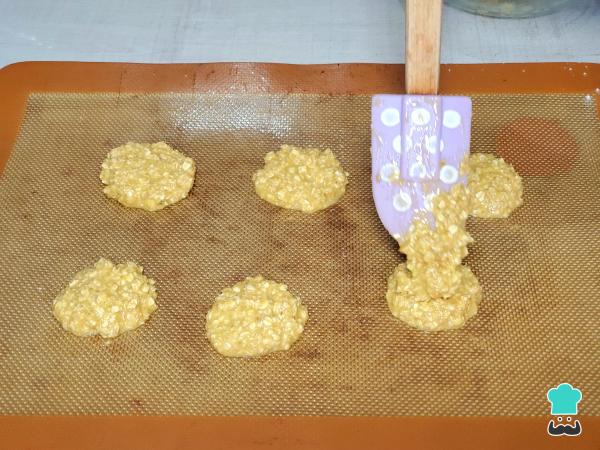 Receta de Galletas de avena y miel - Paso 3