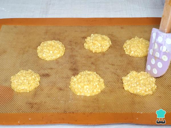 Receta de Galletas de avena y miel - Paso 4
