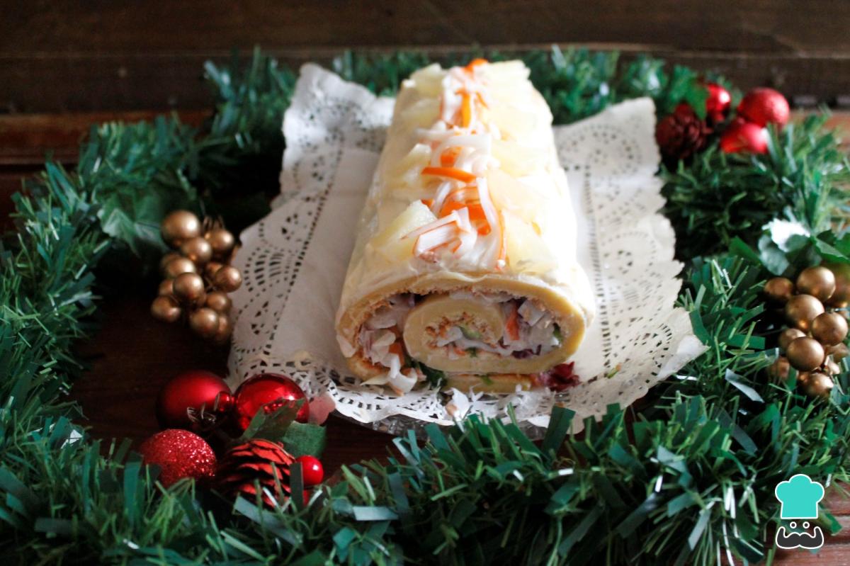 Receta de Pionono navideño