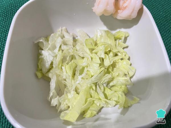 Receta de Cóctel de gambas con salsa rosa - Paso 4