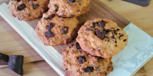 Receta de Galletas de avena y chocolate en airfryer, fáciles y listas en 10 minutos