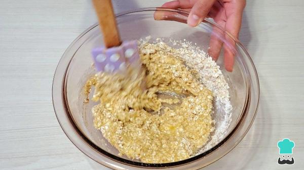 Receta de Galletas de avena y chocolate en airfryer, fáciles y listas en 10 minutos - Paso 3