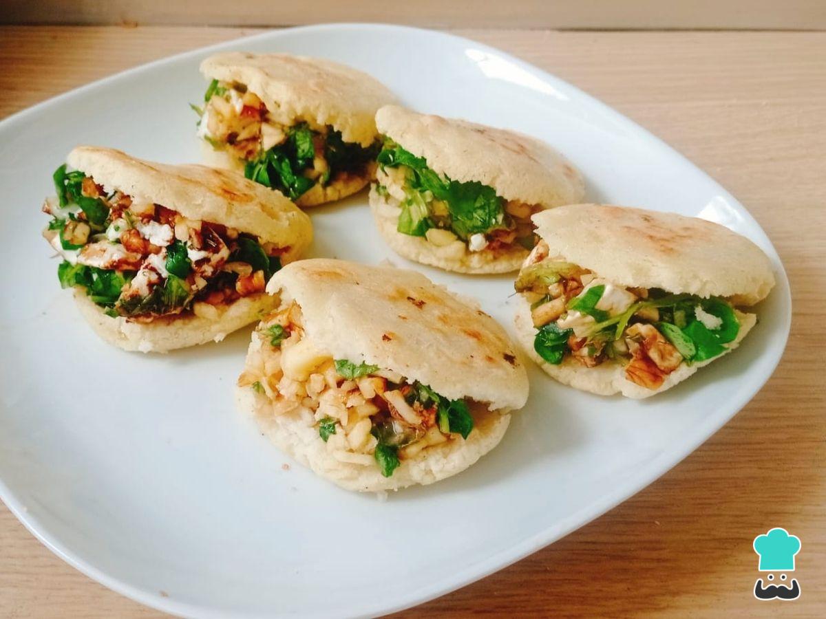 Receta de Arepas veganas
