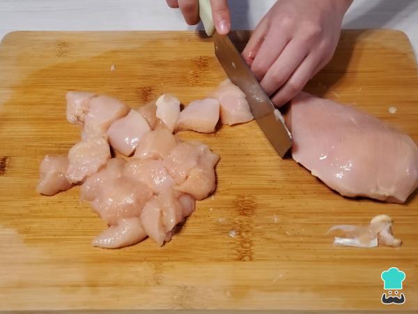 Receta de Arroz chaufa de pollo - Paso 2