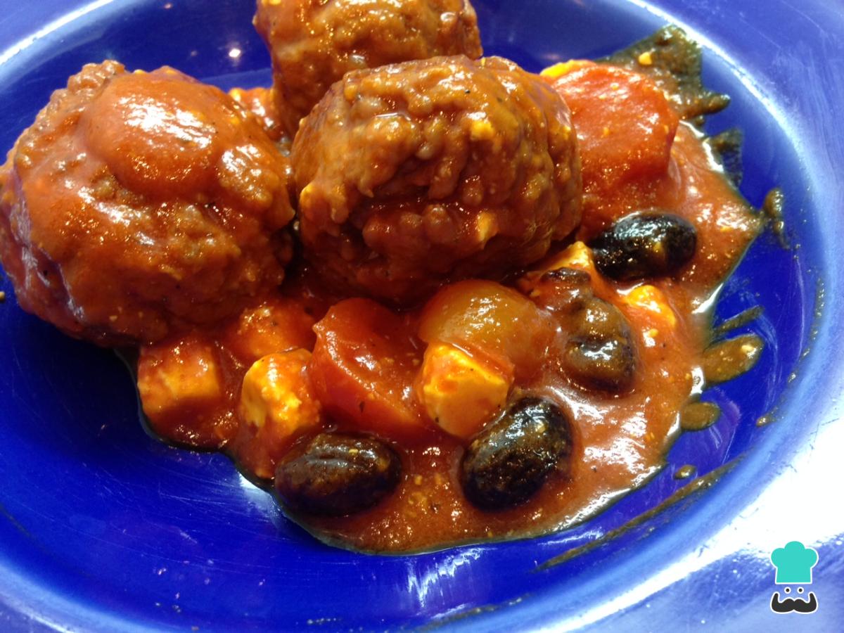 Receta de Albóndigas a la griega