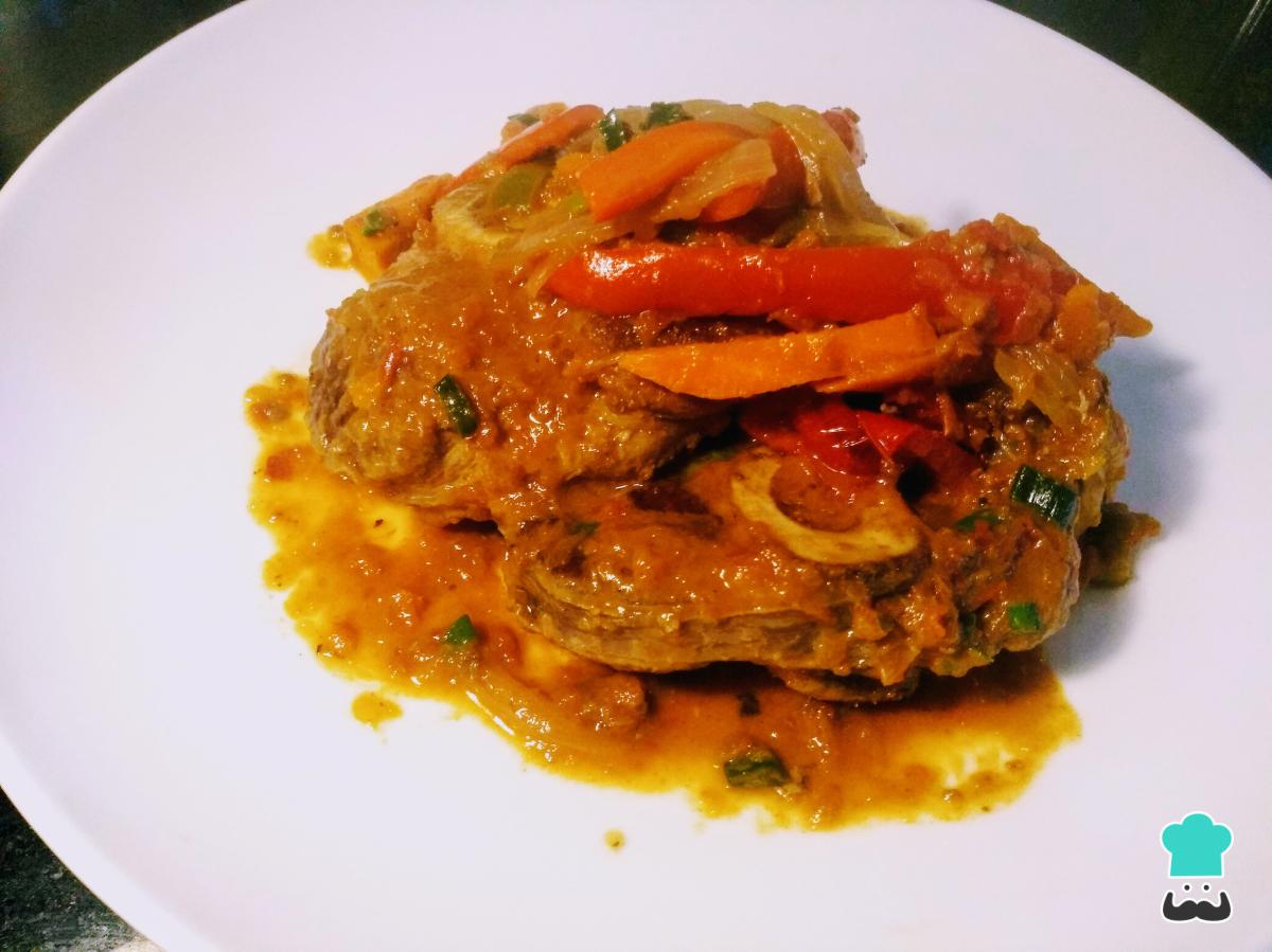 Receta de Ossobuco al disco