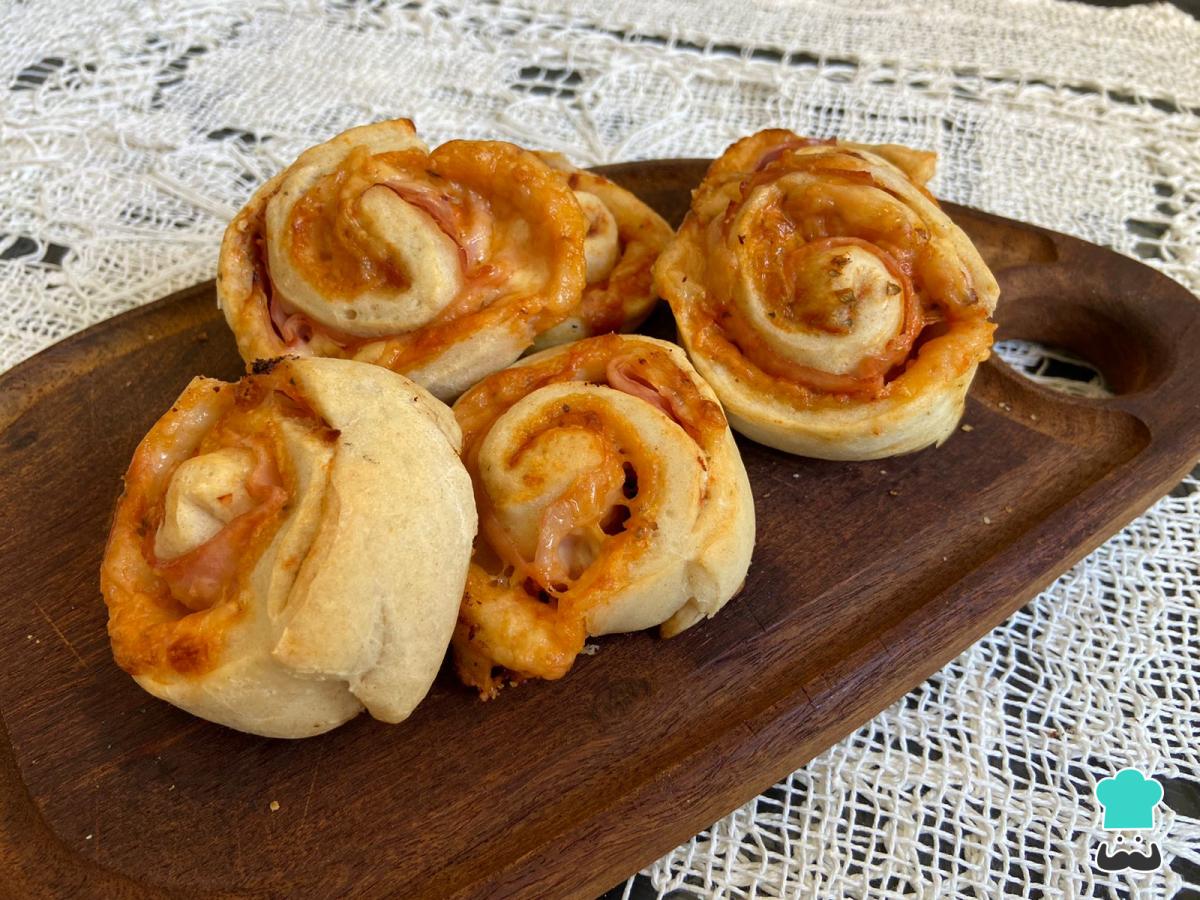 Receta de Pizza rolls