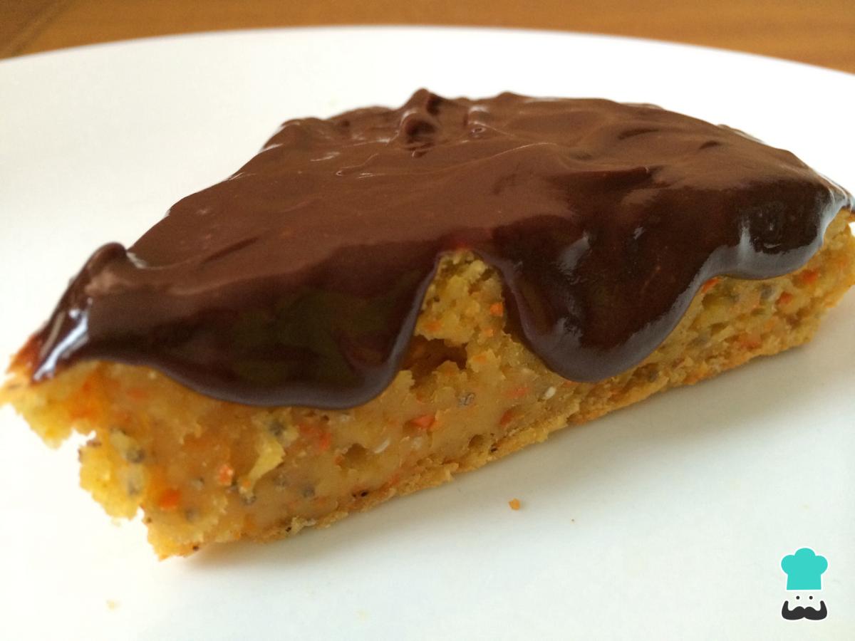 Receta de Tarta de zanahoria vegana