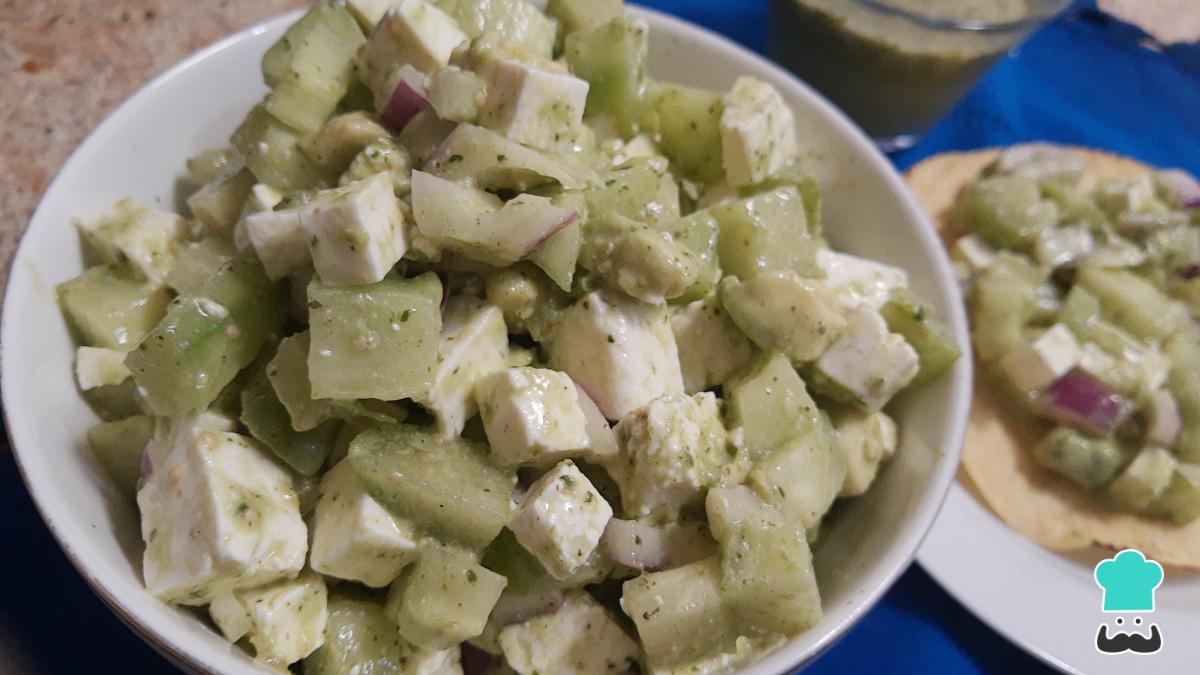 Receta de Ceviche de queso panela