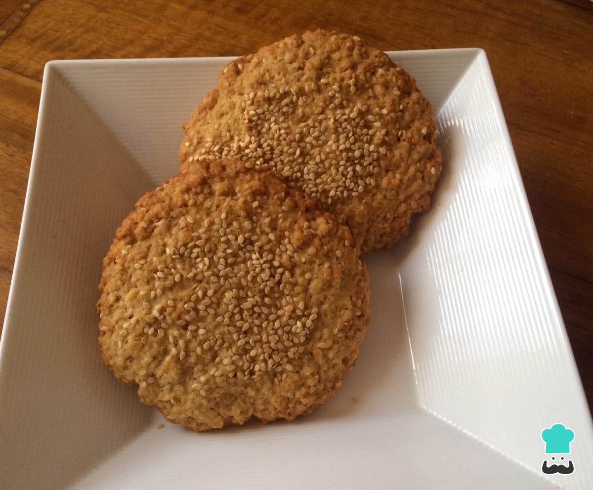 Receta de Galletas de avena y semillas de ajonjolí