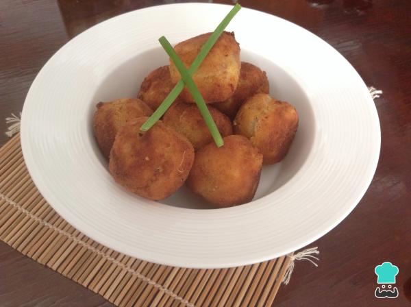 Receta de Croquetas de patata y queso azul