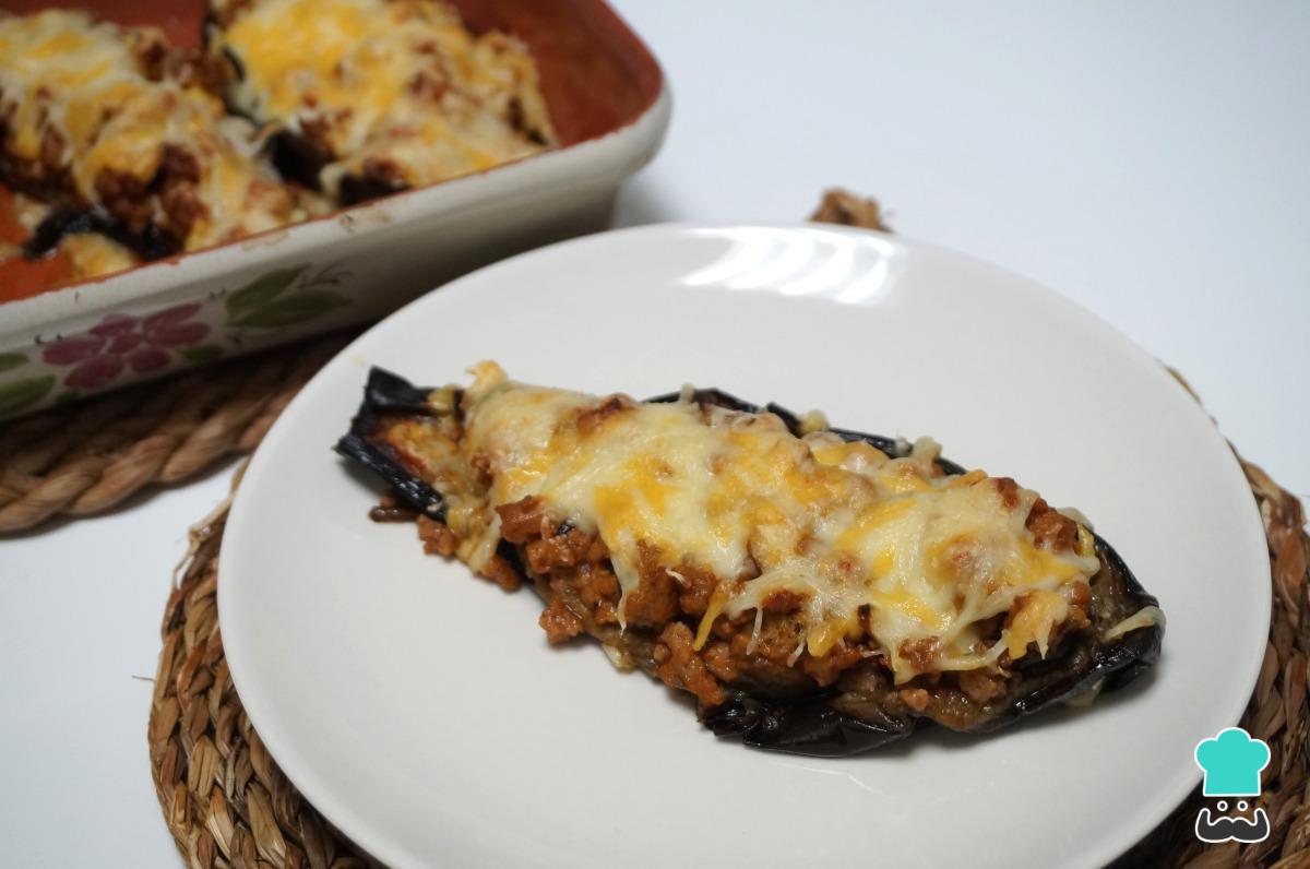Receta de Berenjenas rellenas sin bechamel