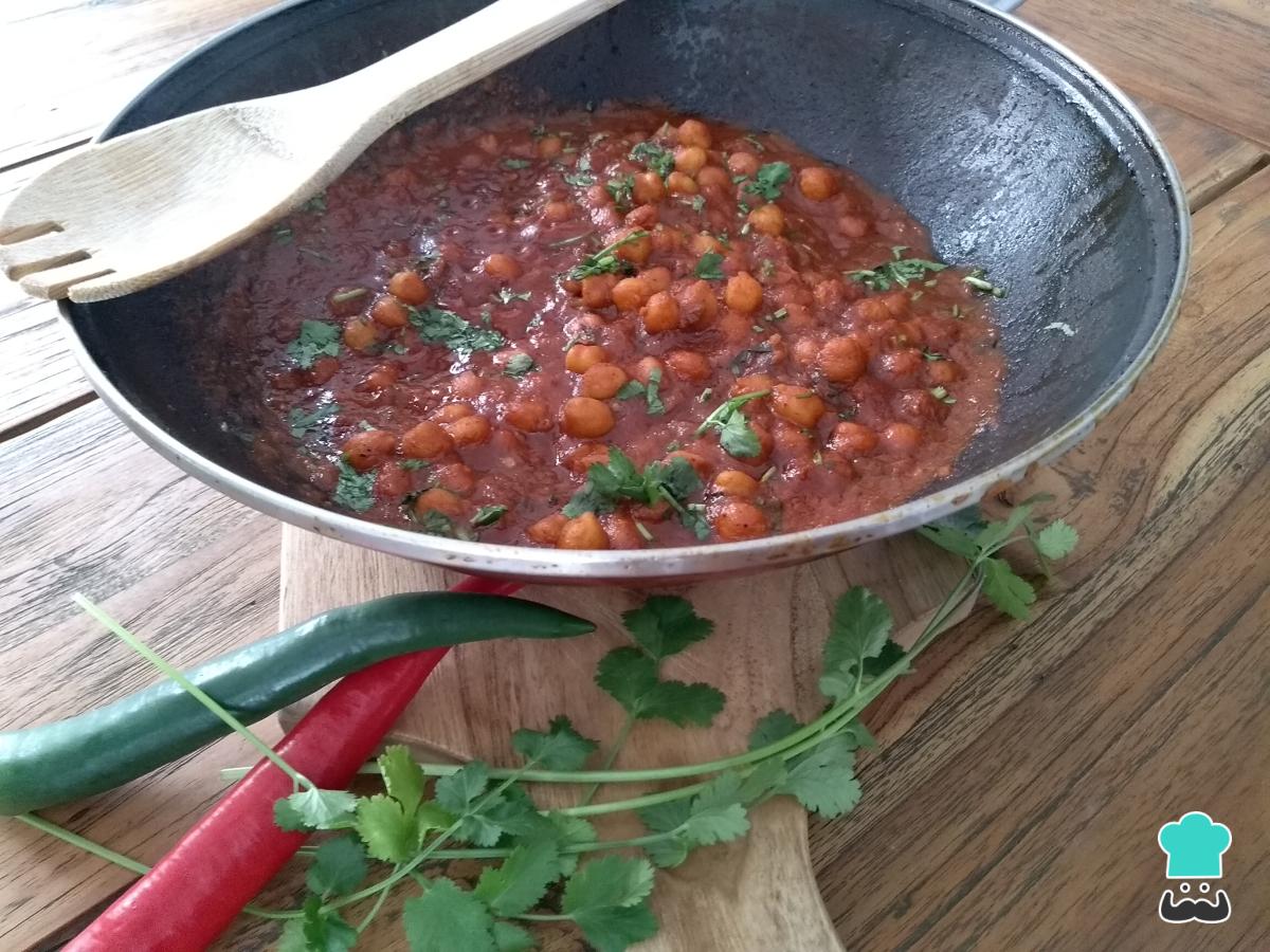 Receta de Chana masala
