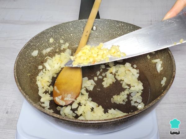 Receta de Picadillo de paiche - Paso 1