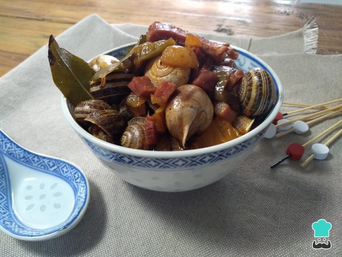 Receta de Caracoles en salsa picante