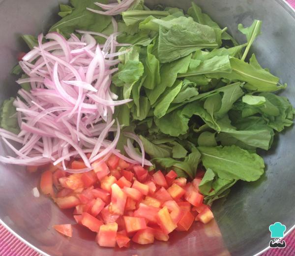 Receta de Ensalada de lentejas con salmón - Paso 4