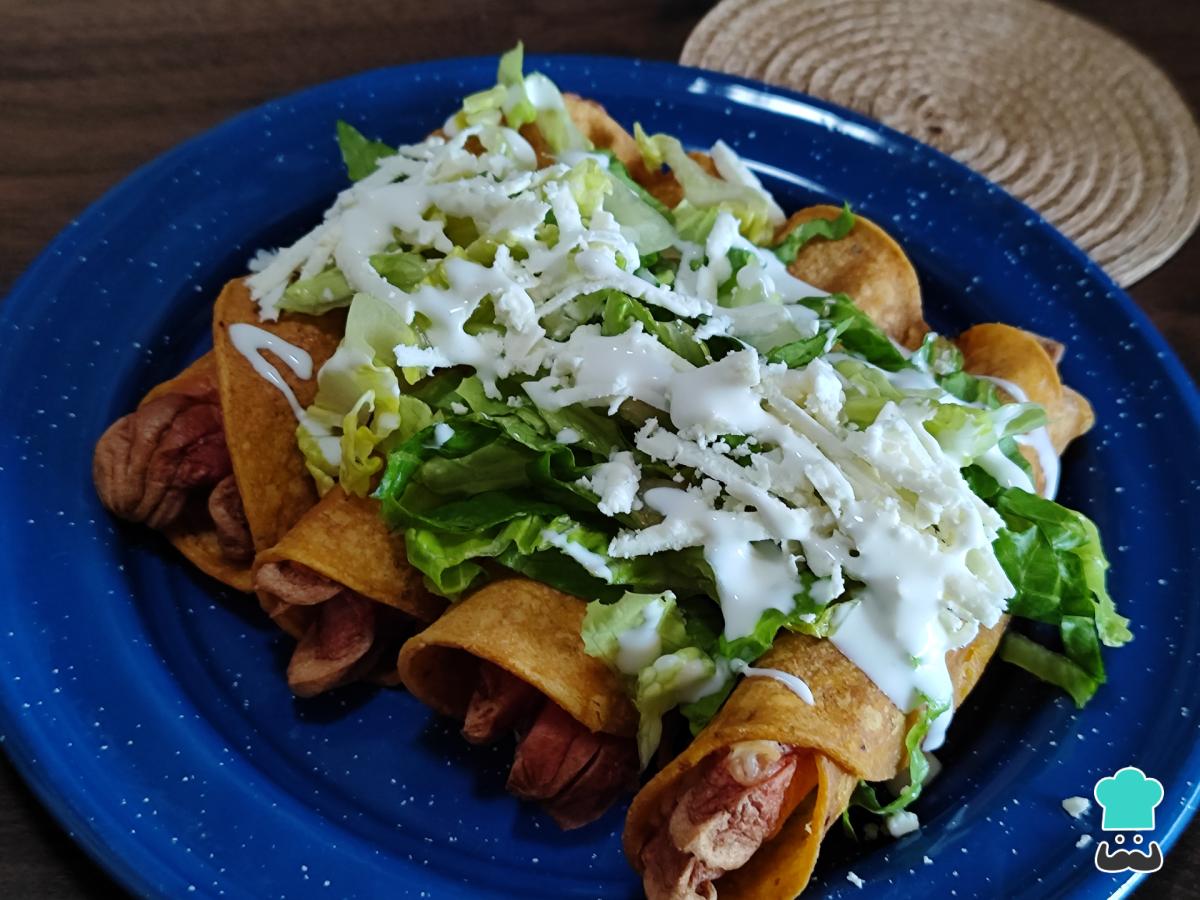 Receta de Flautas de salchicha