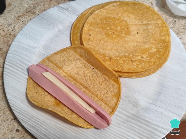 Receta de Flautas de salchicha - Paso 3