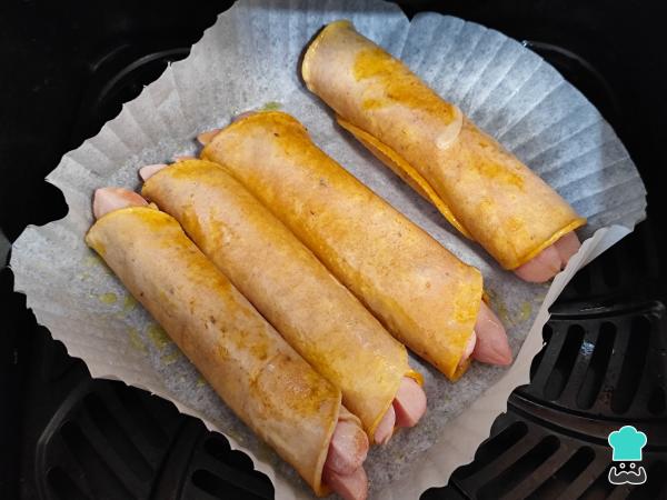 Receta de Flautas de salchicha - Paso 5
