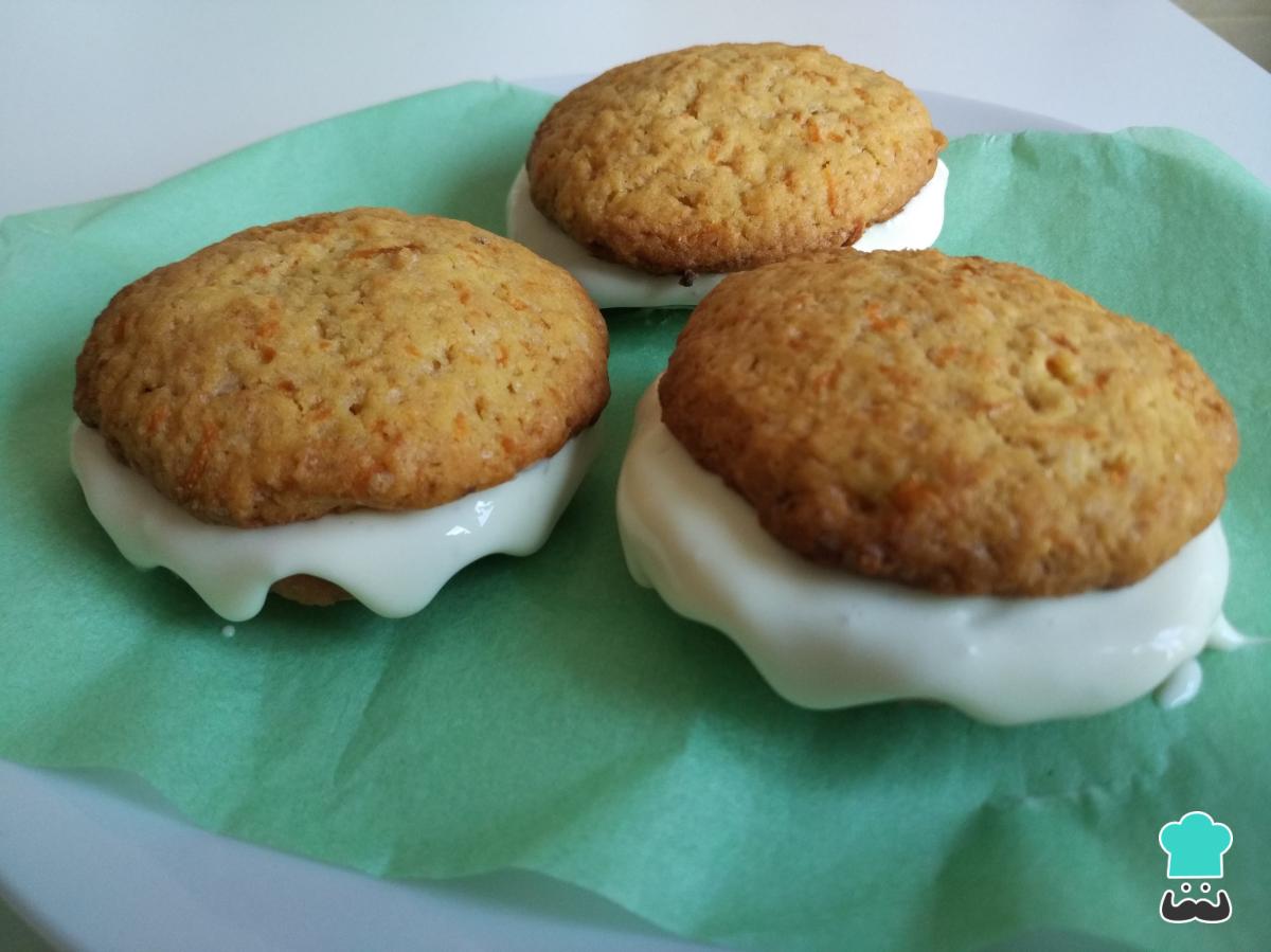 Receta de Galletas de zanahoria con relleno