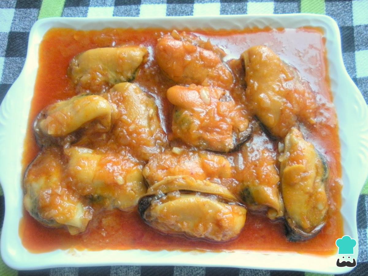 Receta de mejillones en salsa